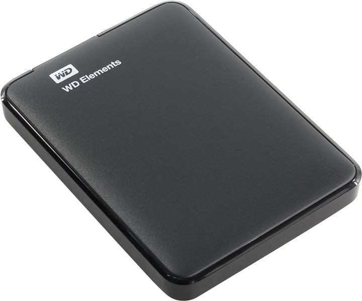 Внешний HDD 1Tb WD Elements <WDBUZG0010BBK-WESN> Black 2.5" USB3.0
