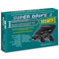Игровая приставка Sega Super Drive 2 (105 игр / 2 геймпада)