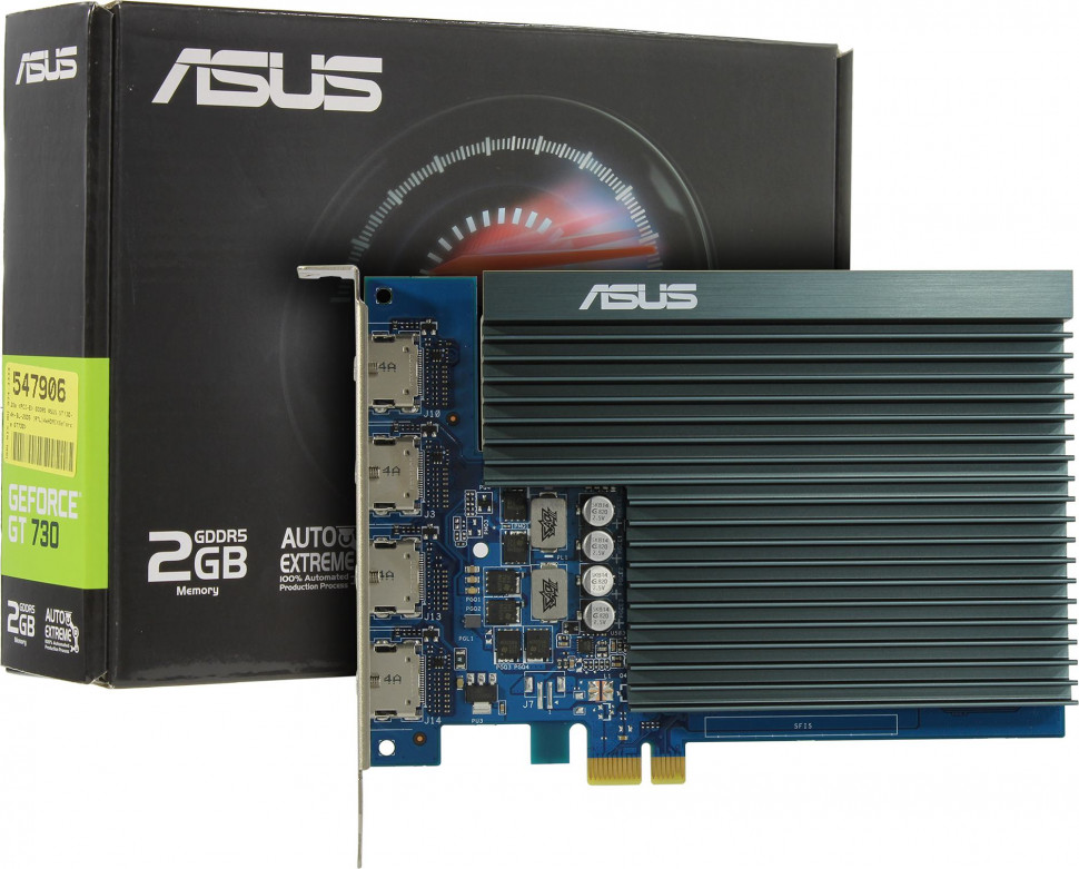 Видеокарта NVIDIA GT 730 2Gb ASUS GT730-4H-SL-2GD5