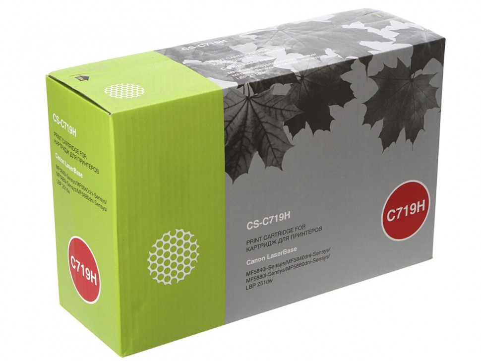 Тонер-картридж Cactus CS-C719H (5840 / 5880 / 6300 / 6650 / 5940 / 5980 / 6310 / 6670) 6400стр