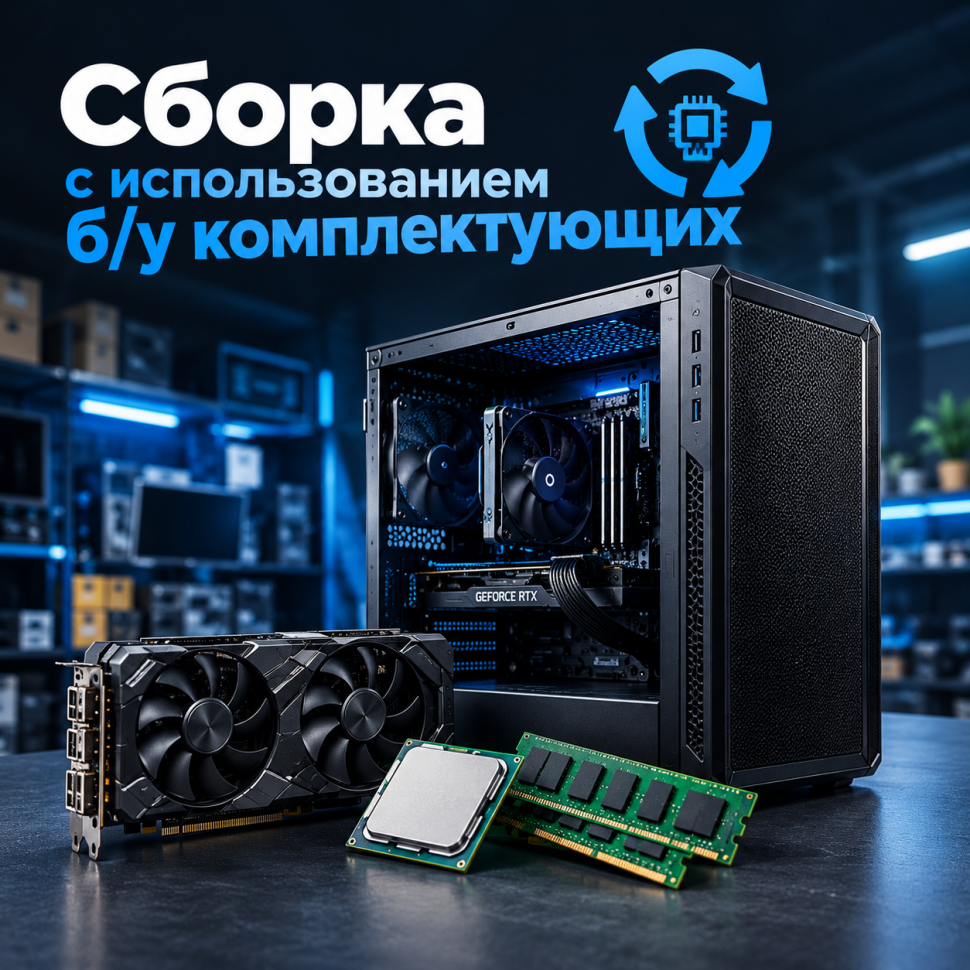 Системный блок Эволюция intel Celeron G4400 / 8Gb / SSD 240Gb / DOS