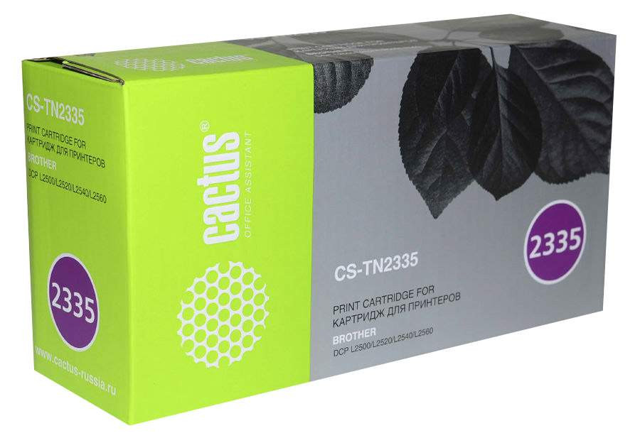 Тонер-картридж Cactus CS-TN2335 Brother DCP L2500 / L2520 / L2540 / L2560 (1200стр.)