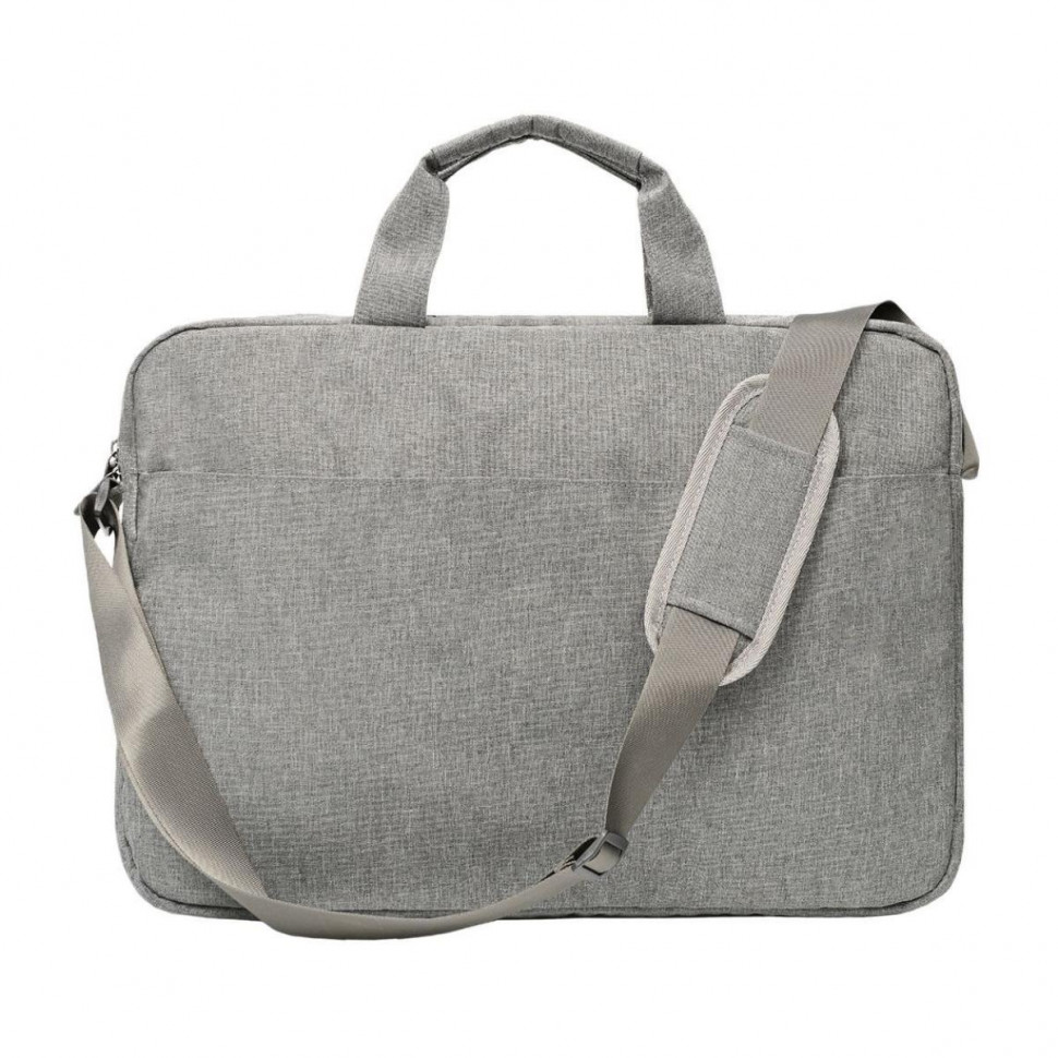 Сумка для ноутбука 17 NoName (светло-серая)