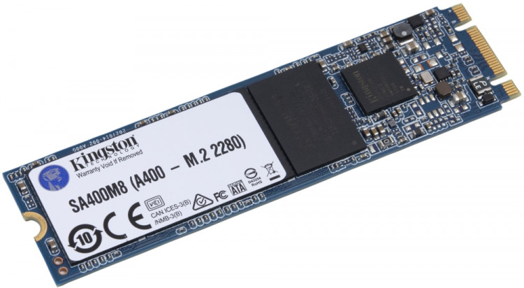 SSD M.2 120Gb Kingston SA400M8  /  120G (40 TBW  /  320:500 Мбайт  /  с)