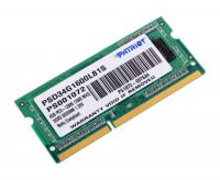 Память DDR3L SO-DIMM 4Gb PC3-12800 / CL11 Patriot PSD34G1600L81S