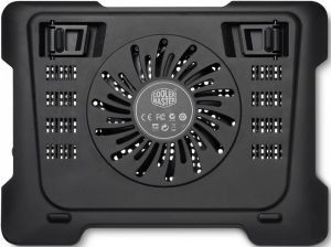 Подставка для ноутбука Cooler Master <R9-NBC-XS2K-GP> NotePal X-SLIM II (1 вентилятор, пластик) USB