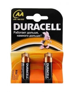 Элемент питания AA уп.2шт. Duracell <MN1500> (1.5V, Alkaline)