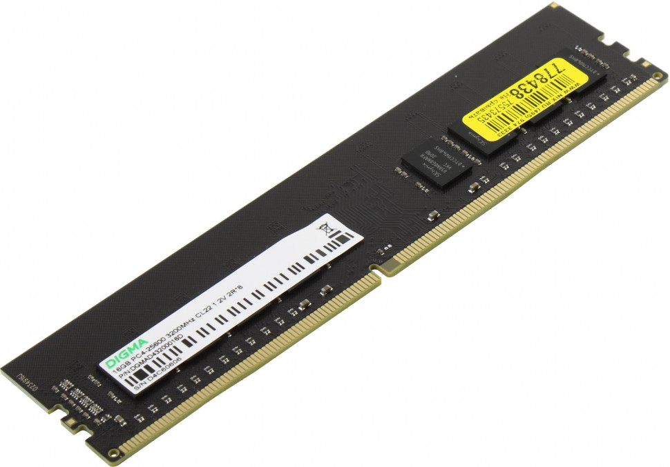 Память DDR4 16Gb 3200 / CL22 Digma DGMAD43200016D