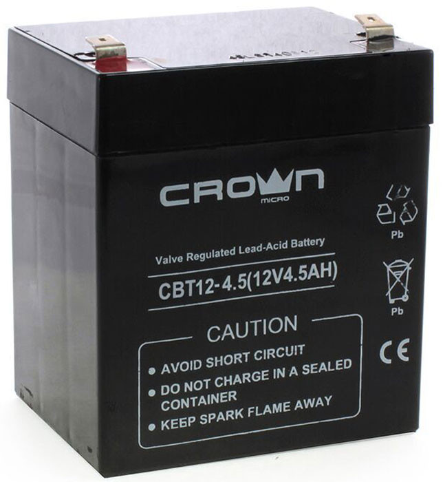 Аккумулятор ИБП Crown CBT-12-5 (12В  /  5Ah  /  UPS)