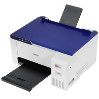 МФУ Epson L3215 (A4 / струйный) (бело-синий)