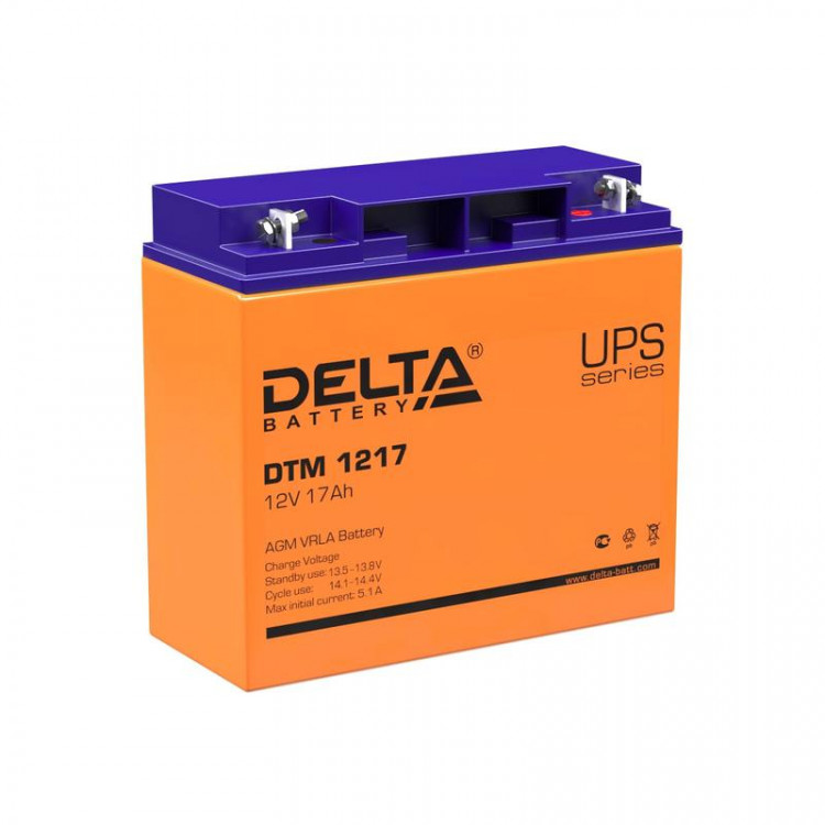 Аккумулятор ИБП DELTA DTM 1217 (12V  /  17A)