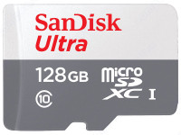 Карта памяти microSDXC 128Gb SanDisk Ultra SDSQUNR-128G-GN6MN