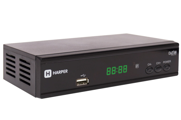 Цифровая приставка DVB-T2 HARPER HDT2-2015 (RCA  /  HDMI  /  USB)
