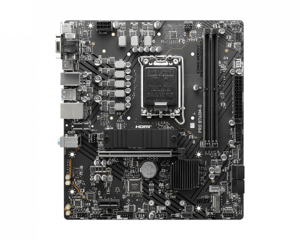 Материнская плата (1700) MSI PRO B760M-G VGA+HDMI+DP
