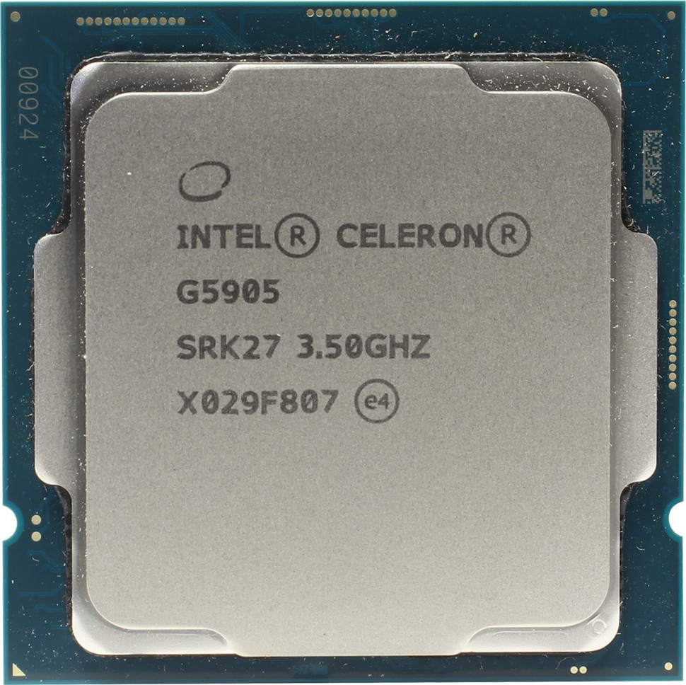 Процессор Intel Celeron G5905 1200 2(2)core / 3.5GHz / UHD 610 / 58W (BOX)