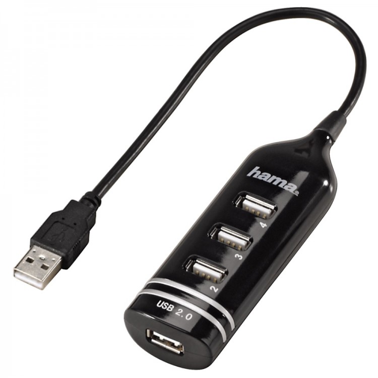 Концентратор USB2.0 Hama H-39776 4-port