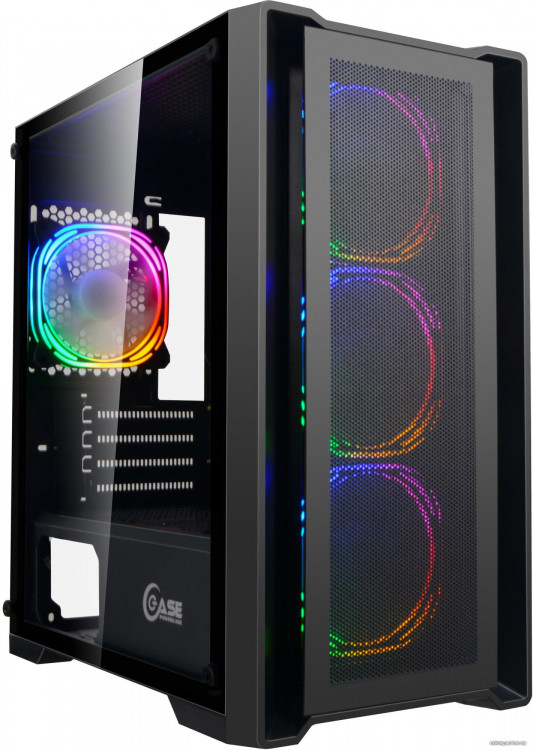 Корпус (без блока питания) microATX  Alisio X4B (CAMCXB-A4)