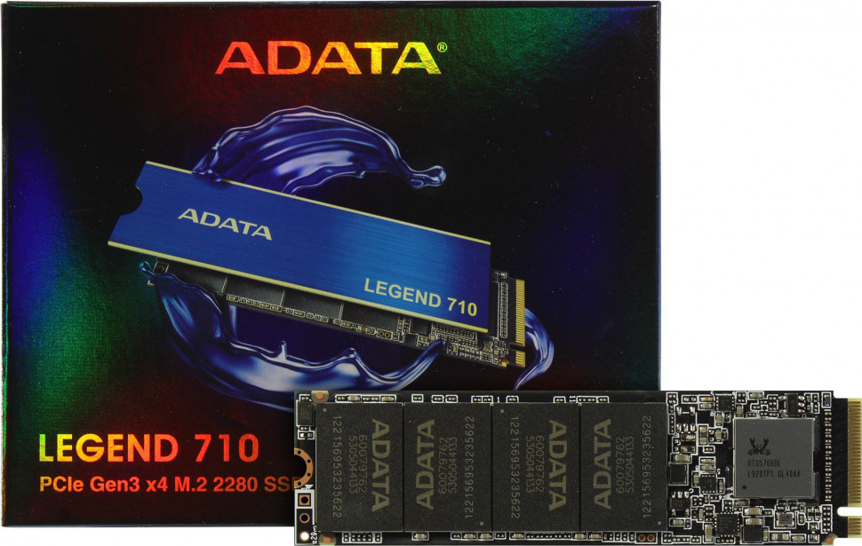 SSD NVMe 1 Tb ADATA Legend ALEG-710-1TCS (260 TBW / 2400:1800 Мбайт / с)