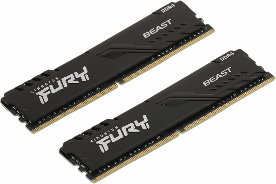 Память DDR4 16Gb (2x8) 3200 / CL16 Kingston KF432C16BBK2 / 16