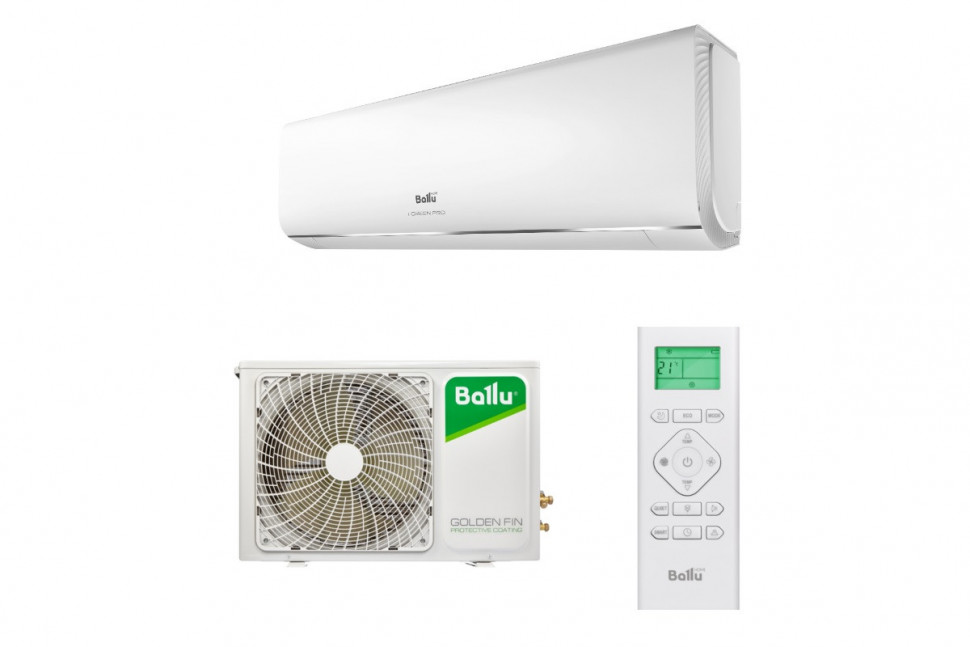 Сплит-система 09 Ballu iGreen Pro BSAG / 09HN8 (25кв.м / шум 24-52дБ / класс A / 3года)