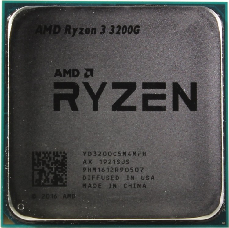 Процессор AMD Ryzen 3 3200 AM4 (YD3200C5M4MFH) 3.6-4 GHz  /  4core  /  VEGA 8  /  65W OEM