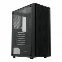 Корпус (без блока питания) ATX HSPD M530-TGBK (155мм / 290мм)