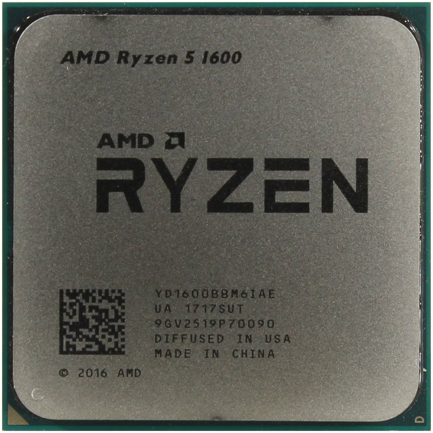 Processor Ryzen Af 1600 Cpu Amd Ryzen Ryzen 1600 Gen Ryzen 1600 Af