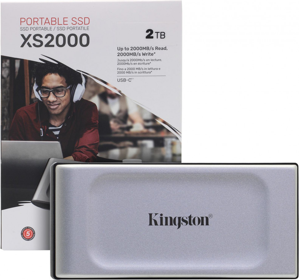 Внешний SSD 2Tb Kingston SXS2000 / 2000G