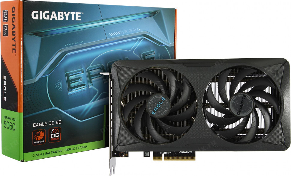 Видеокарта NVIDIA RTX 5060 8Gb Gigabyte EAGLE OC (GV-N5060EAGLE OC-8GD)