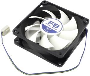 Вентилятор 80*80*25 Arctic Cooling F8 PWM rev.2 4пин / 850-2000об / 22.5дБ / 83гр