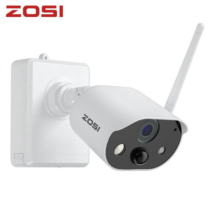 Уличная камера с аккумулятором Zosi IPC-3062M 1080P  /  3.6mm  /  Wi-Fi  /  Max128Gb
