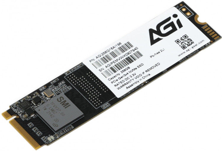 SSD NVMe 256 Gb  AGI AGI256G16AI198