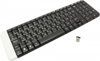 Клавиатура беспроводная USB Logitech K230 Light Grey