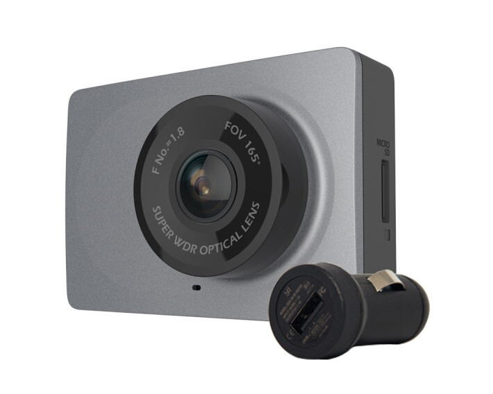 Авто видеорегистратор YI Smart Dash Camera YCS 1015 (1920x1080  /  60к  /  165°  /  2.7"  /  Wi-Fi  /  Max64Gb)