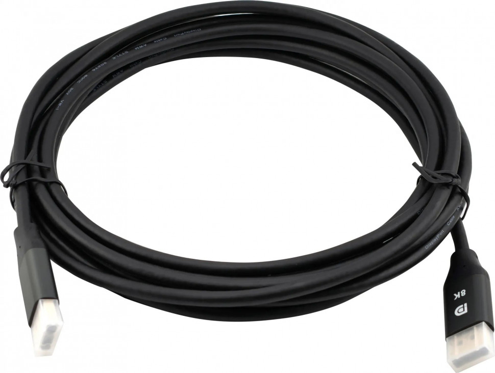 Кабель DisplayPort -> DisplayPort 5м Cactus CS-DP-DP-1.4-5