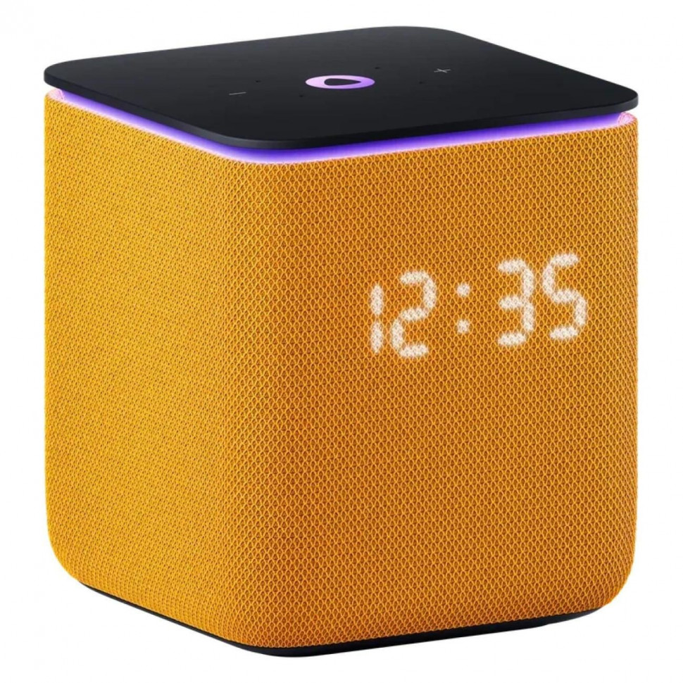 Умная колонка Яндекс.Станция Миди YNDX-00054ORG (оранжевый) (24W / 2.1 / Часы / Zigbee / Алиса)