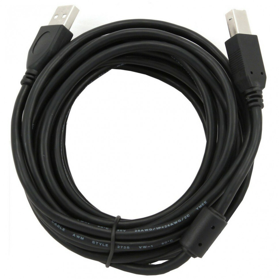 Кабель USB A -> B 4.5м Gembird Pro <CCF-USB2-AMBM-15>