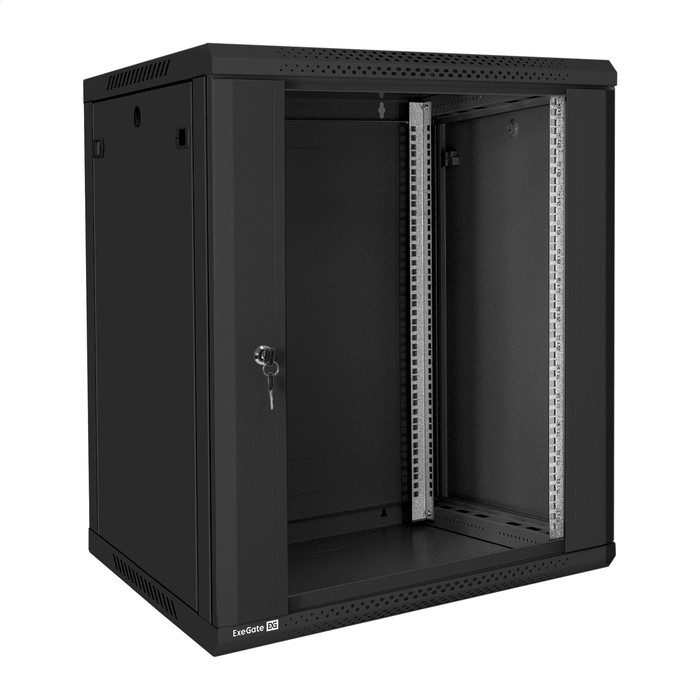 Шкаф телекоммуникационный 19 настенный 15U ExeGate EC-WM-15U.600.G.BLACK