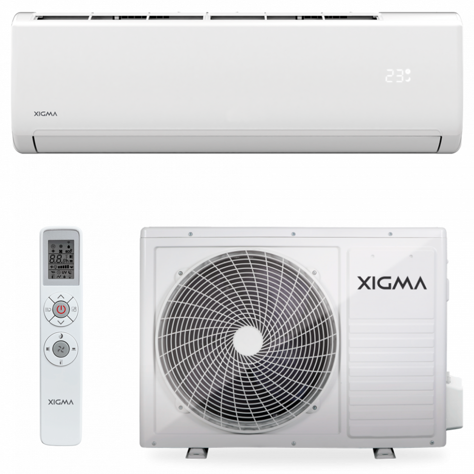 (без установки) Сплит-система 07 Xigma Sky XG-SKY21RHA (23кв.м / шум 24-48 дБ / класс А / 2года)