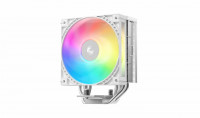 Кулер для процессора DeepCool AG400 WH ARGB (150мм / 4трубки / 75CFM / 31.6дБ / 220W) (белый)