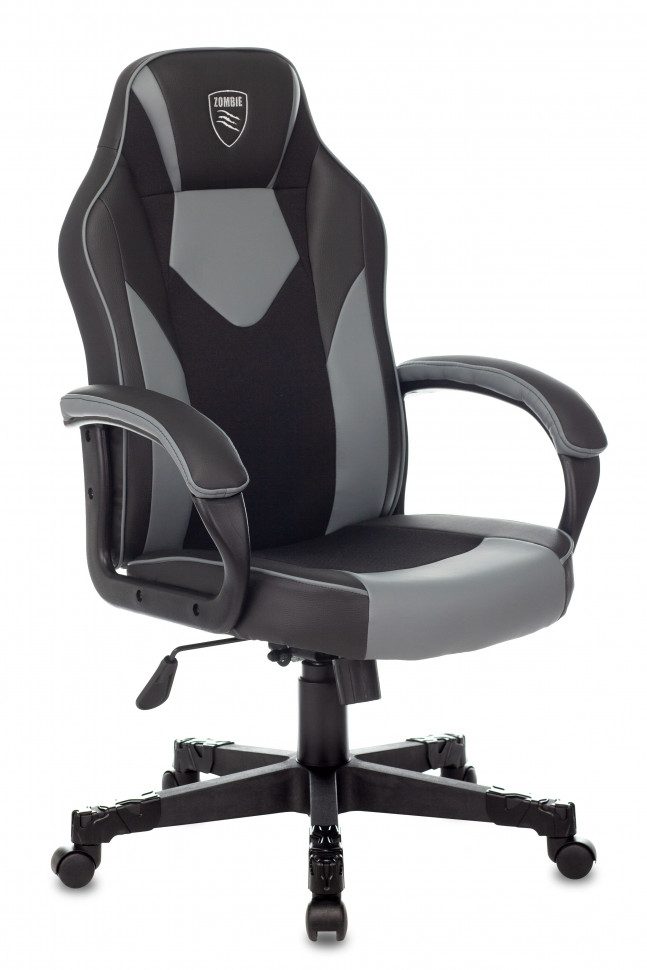 Кресло Бюрократ ZOMBIE GAME 17 GREY