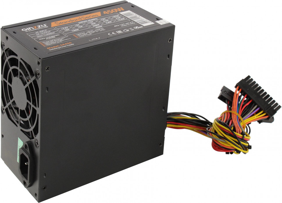 Блок питания 450W Ginzzu SA450