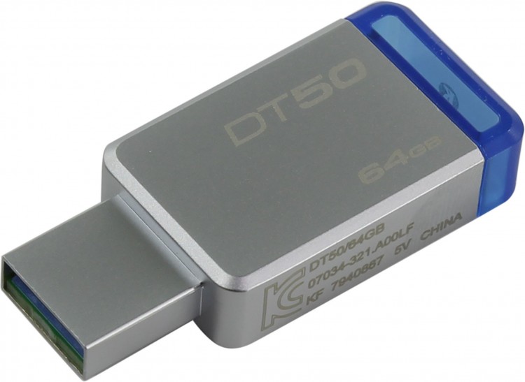 Флешка USB 64Gb Kingston DataTraveler 50 DT50  /  64GB
