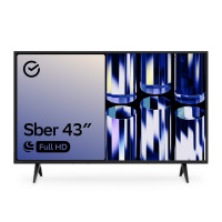 Телевизор 43" (109 см) Sber SDX-43F2120B (FHD  /  СалютТВ)