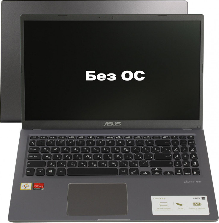 Ноутбук 15.6" ASUS M515DA-BR390 Athlon Gold 3150U  /  4Gb  /  256Gb SSD  /  VEGA 3  /  HD  /  DOS