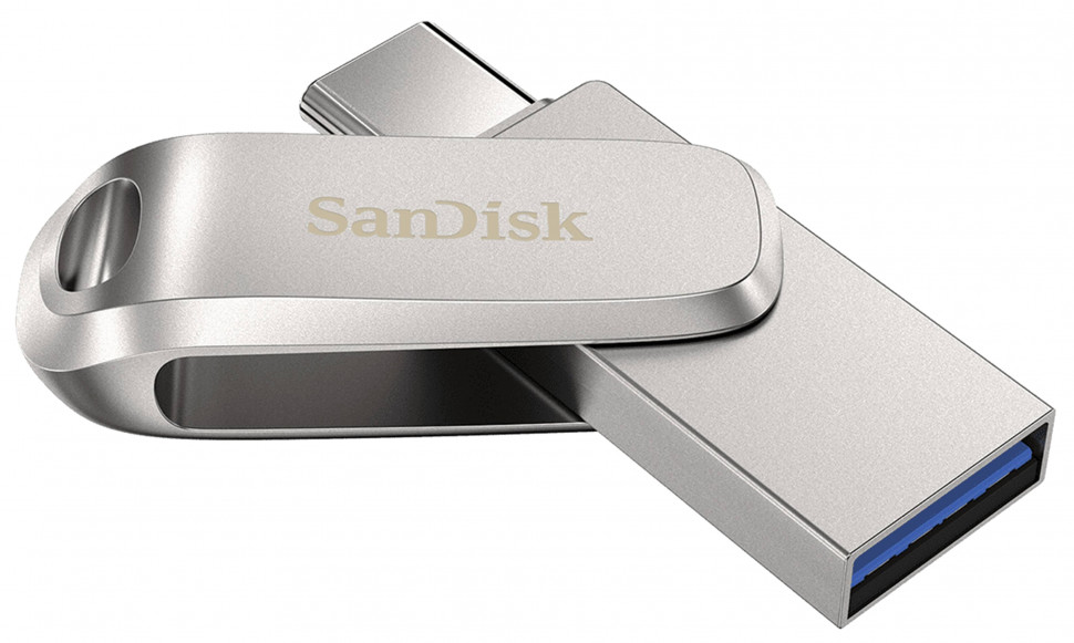 Флешка USB / TYPE-C 128Gb SanDisk Ultra Dual Drive Luxe (SDDDC4-128G-G46)