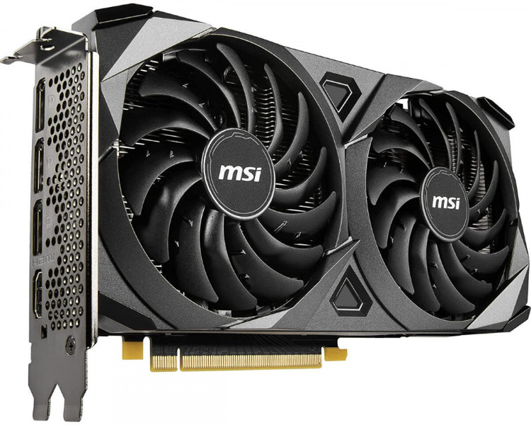 Видеокарта NVIDIA RTX 3050 6Gb MSI VENTUS 2X 6G OC