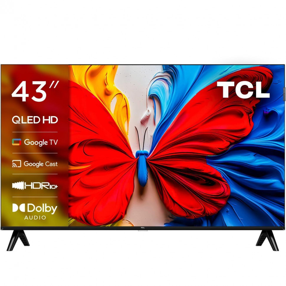 Телевизор 43 (109 см) TCL 43S5K (FHD / QLED / GoogleTV)
