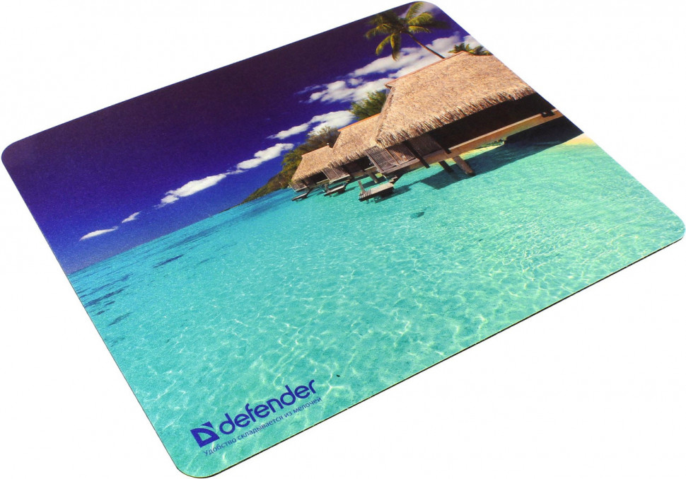 Коврик для мыши Defender Silk Pad Nature 50707 (ассорти, пластик, 230x1.6x190мм)