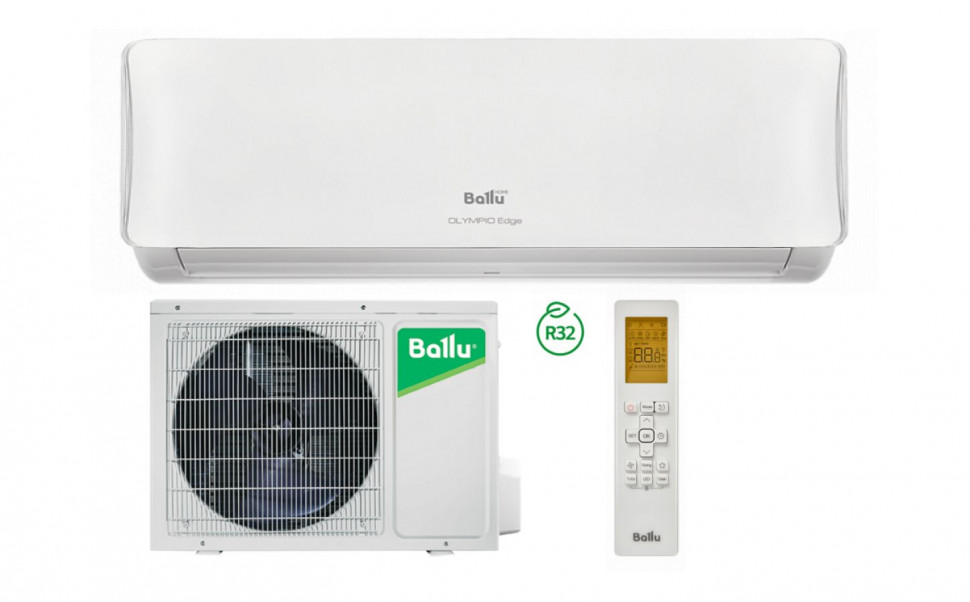 Сплит-система 18 Ballu Olympio Edge BSO-18HN8 (52 кв.м / шум 30-59 дБ / Класс A / A)